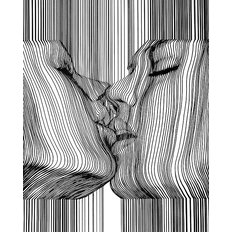 фото: картина в алмазной технике 5D, Сладость поцелуя