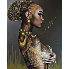 фото: картина в алмазной технике, Красота Африки