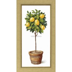 Набор для вышивки крестом Лимонное дерево