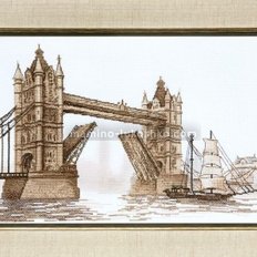 Набор для вышивки крестом Лондон. Тауэрский мост
