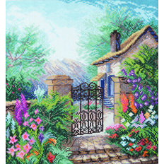 фото: картина для вышивки крестиком, Цветущий сад