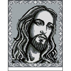 Заготовка для вышивания иконы на габардине "Иисус" А-4-003