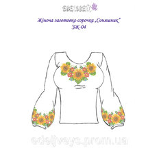 Жіноча заготовка (сорочка) ЗЖ-04 (батист)