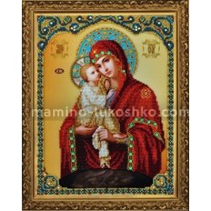 Набор для вышивки бисером Икона Божией Матери Почаевская