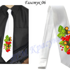 фото: мужской галстук для вышивки бисером или нитками 6