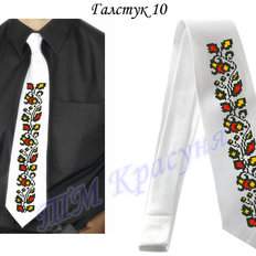 фото: мужской галстук для вышивки бисером или нитками 10