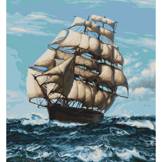 фото: картина для вышивки крестом, Корабль
