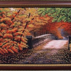 Набор для вышивки бисером Осенний мостик