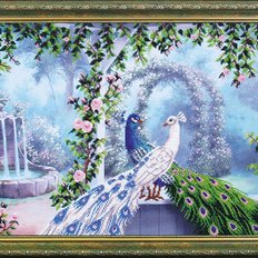 фото: картина для вышивки бисером, Райский сад