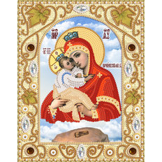 Набор для вышивки бисером Почаевская икона Божией Матери