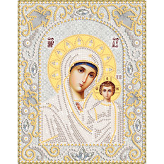 Набор для вышивки бисером иконы Богородица Казанская