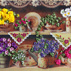 фото: набор для вышивания лентами Бабушкины цветы