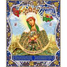 Схема для вышивки бисером Остробрамская Пресвятая Богородица