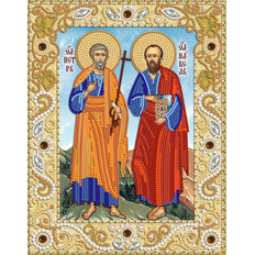 Схема для вышивки бисером Св.апостолы Петр и Павел