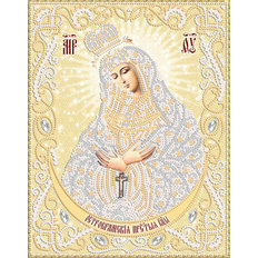 изображение: икона для вышивки бисером Богородица Остробрамская