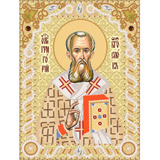 изображение: схема для вышивки бисером Св. Григорий Богослов