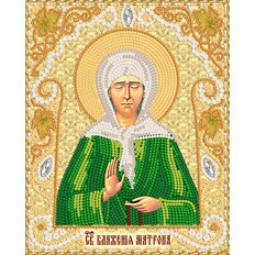 изображение: икона для вышивки бисером Матрона Московская