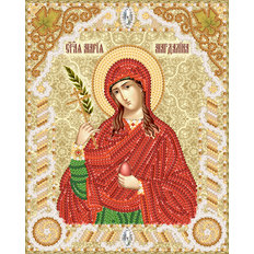 изображение: схема для вышивки бисером Св. Мироносица Мария Магдалина