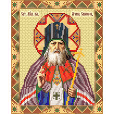 изображение: икона для вышивки бисером Святитель Лука, архиепископ Симферопольский, исп.