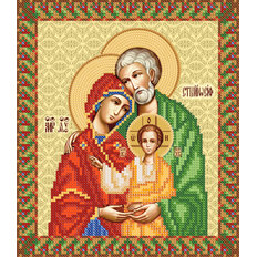 Схема для вышивки бисером Святое семейство