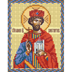 изображение: именная икона для вышивки бисером Св. Равноап. Царь Константин