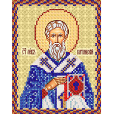 изображение: икона для вышивки бисером Св. Лев Катанский, епископ