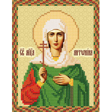 изображение: именная икона для вышивки бисером Св. Мч. Антонина