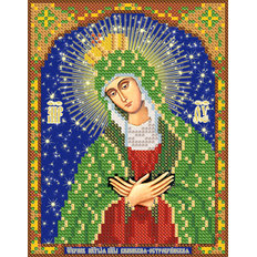 изображение: икона для вышивки бисером Икона Божией Матери Остробрамская - Виленская