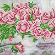 Схема для вышивки бисером Чайные розы