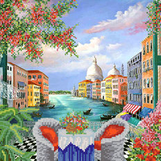 фото: схема для вышивки Венеция для двоих