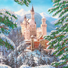 фото: картина для вышивки бисером, Зимний замок