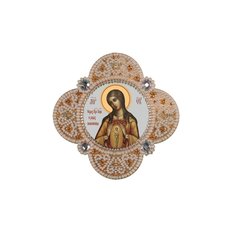 изображение: икона для вышивания бисером на пластиковой канве Богородица Помощница в родах