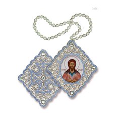 изображение: икона для вышивания бисером на пластиковой канве, Икона Св. Алексий Человек Божий
