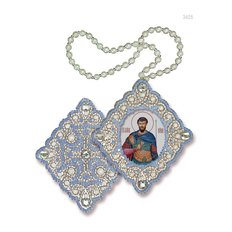 изображение: икона для вышивания бисером на пластиковой канве, Икона Св. Иоанн Воин