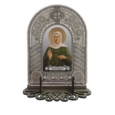 изображение: икона для вышивания бисером на пластиковой канве, Святая Блаженная Матрона