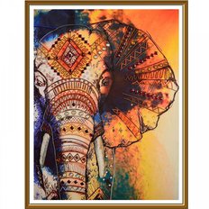 фото: картина для вышивки бисером Слон