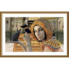 фото: картина для вышивки бисером Египтянка
