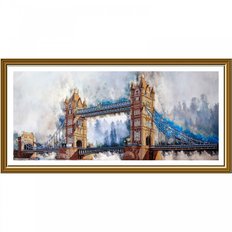 фото: картина для вышивки бисером Легендарный Лондонский мост