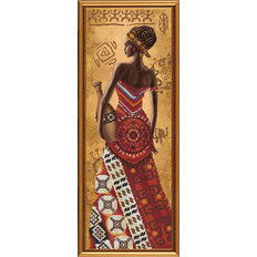 Набор для вышивки бисером Африканка с кувшином