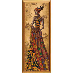 Набор для вышивки бисером Загадочная африканка