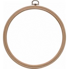 Пяльцы-рамка круг, деревянные с подвесом, диаметр 310 мм