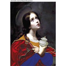 изображение: икона для вышивки бисером Святая Мария Магдалина