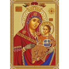 изображение: икона для вышивки бисером Образ Богородицы Вифлиемская