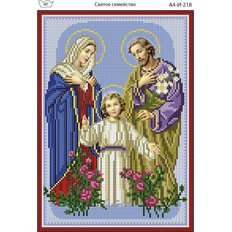 изображение: икона для вышивки бисером Святое семейство