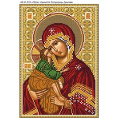 изображение: икона для вышивки бисером Образ Богородицы Донская