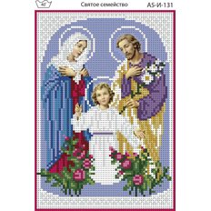 изображение: схема для вышивки бисером иконы Святое семейство