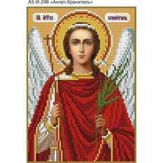 изображение: схема для вышивки бисером иконы Святой Ангел-хранитель