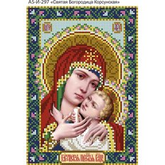 изображение: схема для вышивки бисером иконы Корсунская Богородица