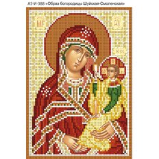 изображение: схема для вышивки бисером иконы Образ Богородицы Шуйская-Смоленская
