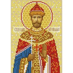 изображение: схема для вышивки бисером иконы Святой мученик царь Николай